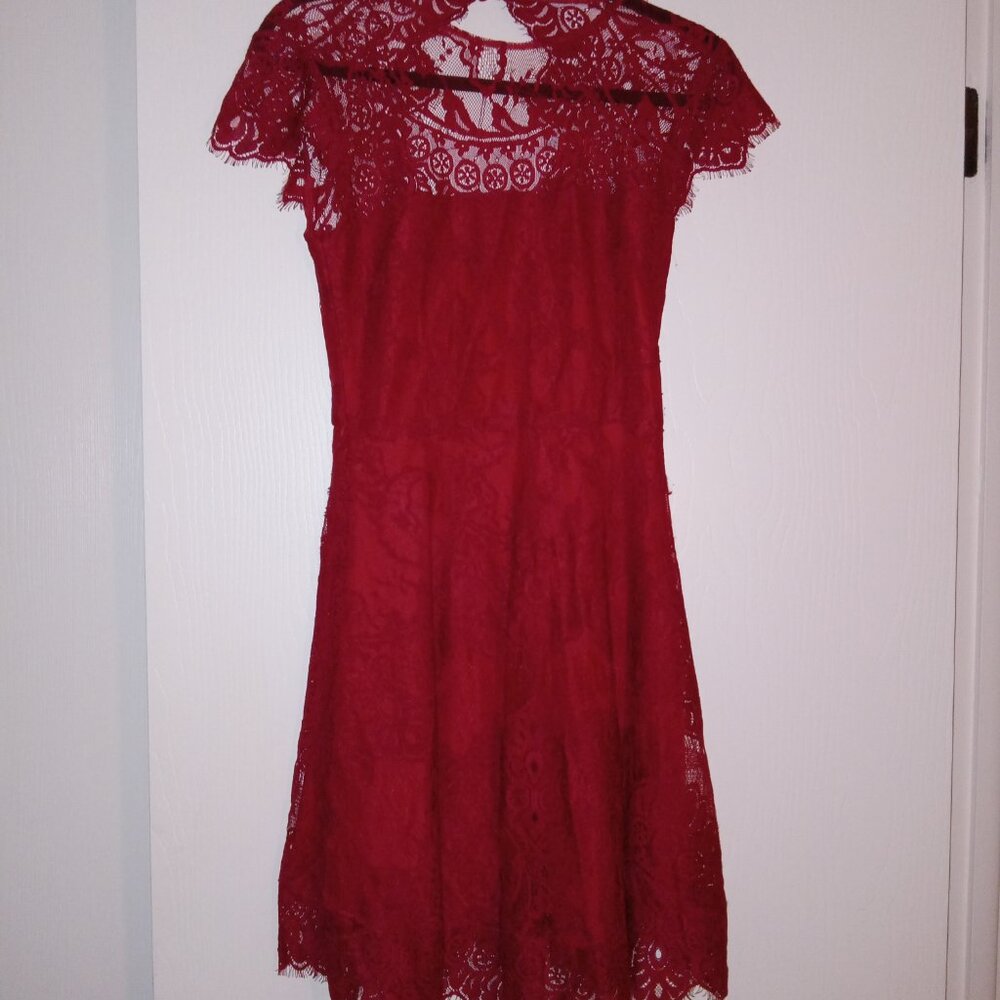 Red lace Dress